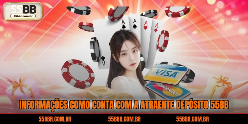Informações como conta com a atraente depósito 55BB