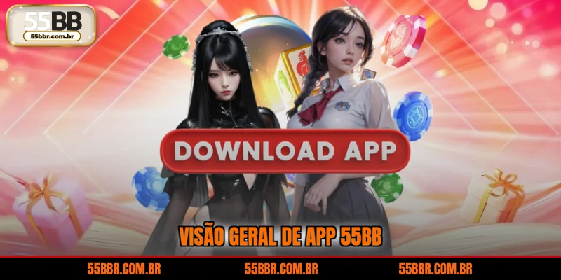 Visão geral de app 55BB